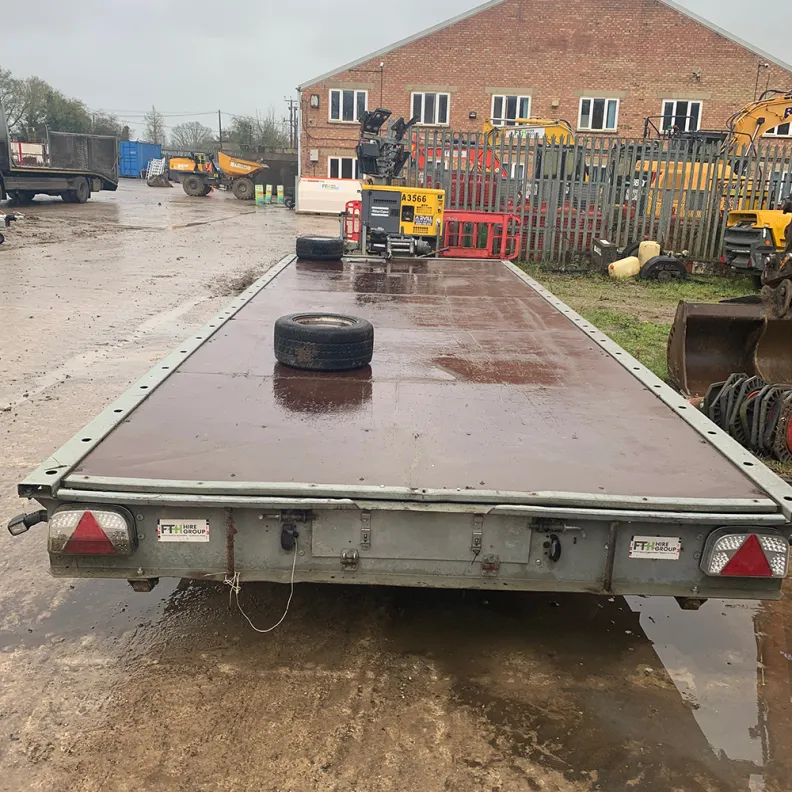 20ft Indespension Flatbed Car Trailer